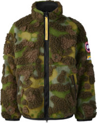 Canada Goose X Kidsuper X Nba Green Camo Fleece Jacket