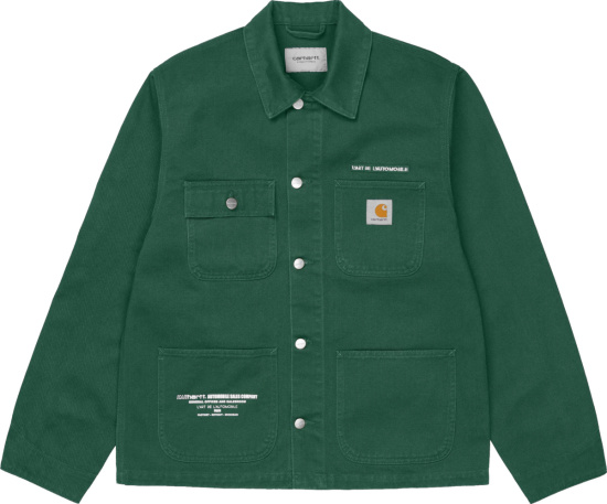 Carhartt Wip Green Karhartt Chore Jacket