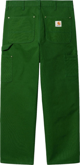 Carhartt Wip X Awake Ny Dark Green Carpenter Pants