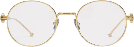 Cartier Gold Round Eyeglasses