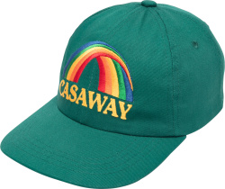 Casablanca Green And Rainbow Casaway Baseball Cap