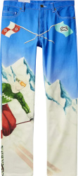 Casablanca Multicolor Ski Print Piste Jeans