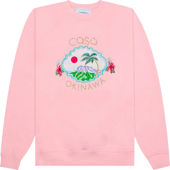 Casablanca Pink Okinawa Sweatshirt