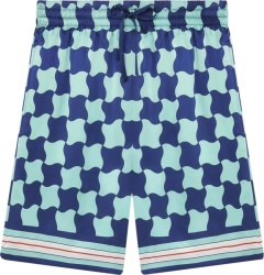 Casablanca Pool Tile Blue Shorts
