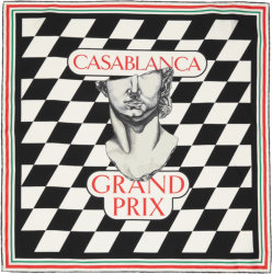 Checkerboard 'Grand Prix' Scarf