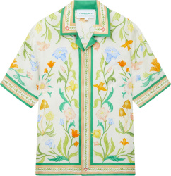 Casablanca White And Multicolor Floral Shirt
