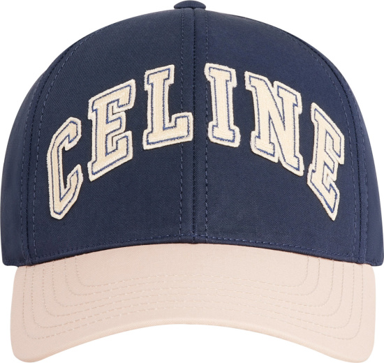 Celine Navy College Logo Hat