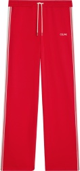 Celine Red And White Stripe Trackpants