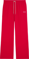 Red Double-Knit Sweatpants