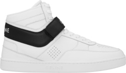 Celine White And Black Strap Ct 03 Sneakers