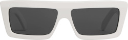 White 'Monochroms 02' Sunglasses