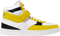 Celine White Yellow And Black Ct 03 High Top Sunglasses