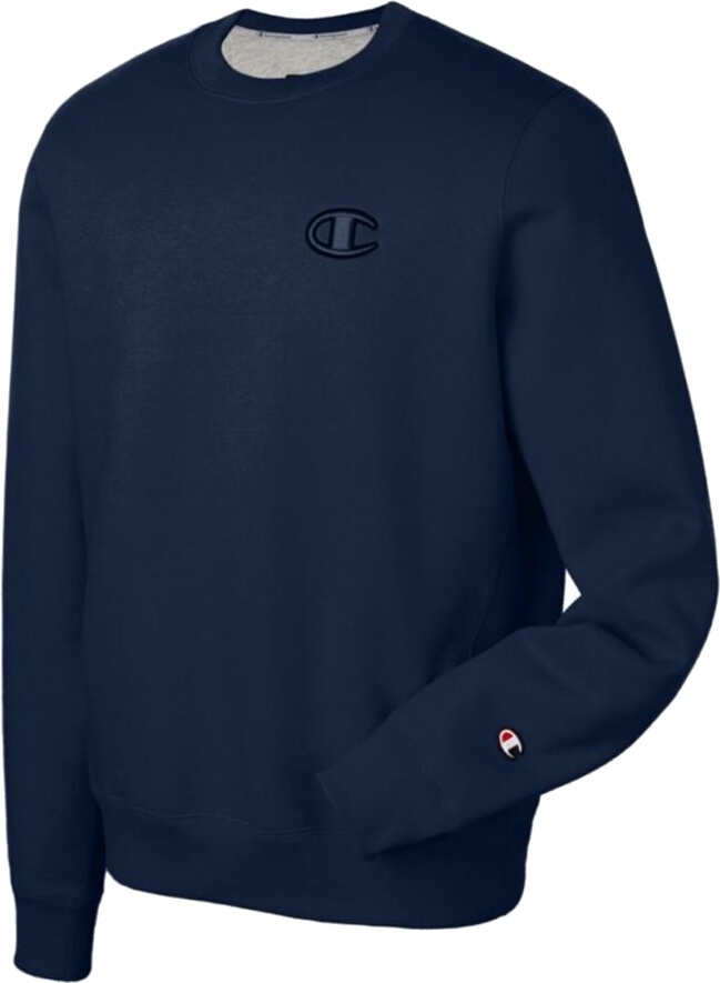 champion superfleece crew neck sweatshirt