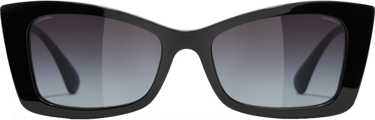 Sunglasses Chanel Black in Plastic - 30573063