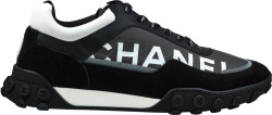 Chanel Black Nylon Sneakers