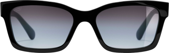 Chanel Black Square Gradient Sunglasses