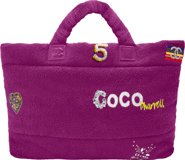 Chanel X Pharrell Purple Tote Bag