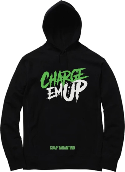 Charge Em Up Logo Print Sweatshirt