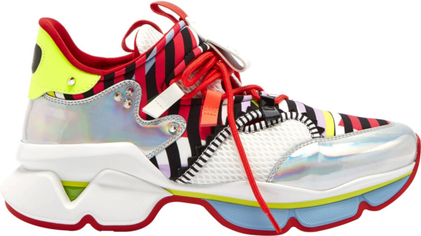 Christian Louboutin Multicolor Red Runner Donna Sneakers