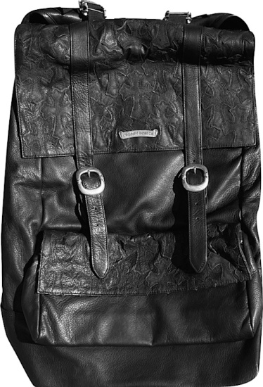 Chrome Hearts Black Cross Patch Backpack