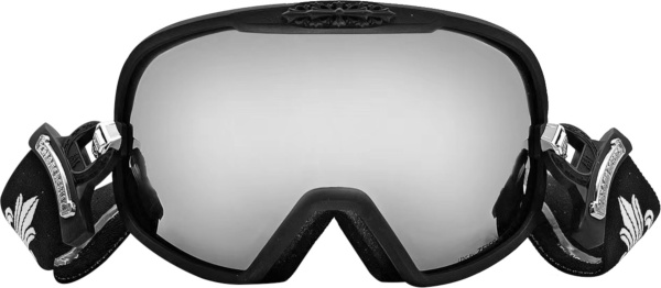 Chrome Hearts Black Mirrored Ski Goggles