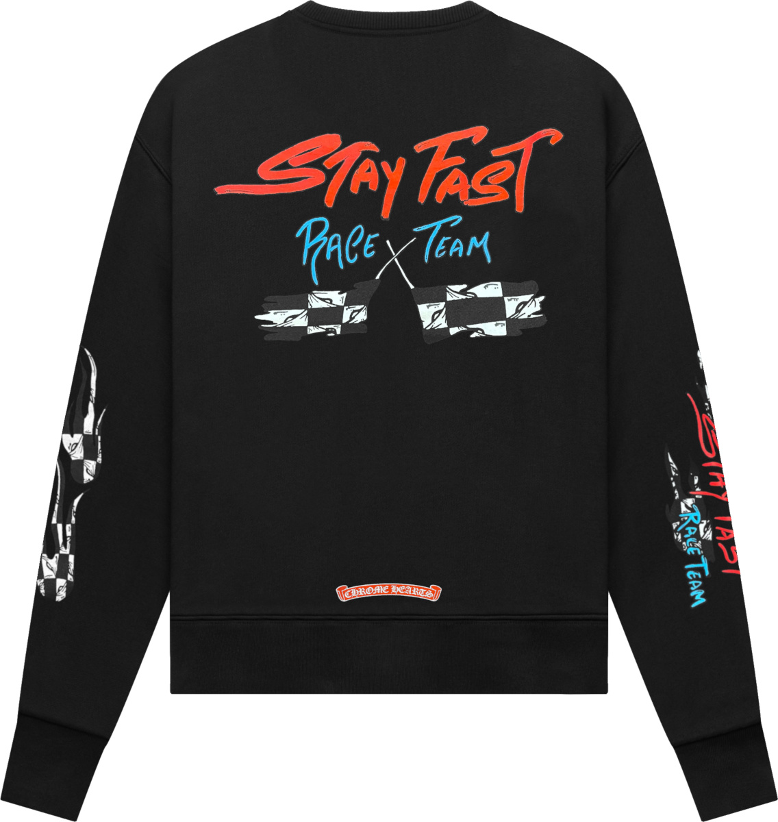 クロムハーツ  PPO STAY FAST RACE TEAM SWTSHRT MATTY BOYステイファストプリントスウェット メンズ L