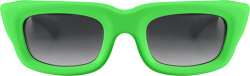 Neon Green 'Steezin' Sunglasses