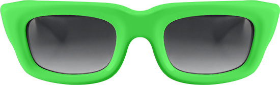 Chrome Hearts Green Cat Eye Sunglasses