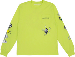 Chrome Hearts x Matty Boy Lime Green Long Sleeve T-Shirt