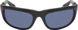 Chrome Hearts Matte Black Rectangular Dagger Logo Sunglasses