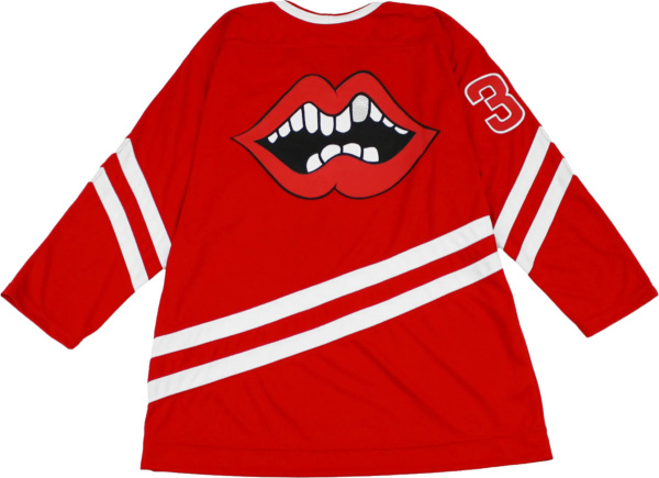 Chrome Hearts Red Ch Logo Hockey Jersey