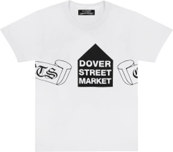 Chrome Hearts X Dover Street Market White Logo T Shirt