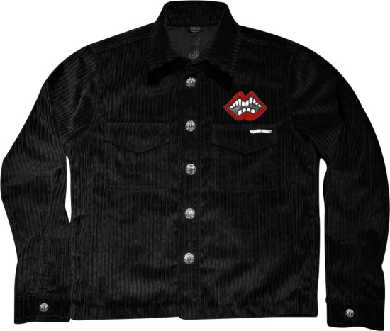 Chrome Hearts X Matty Boy Black Corduroy Shirt Jacket