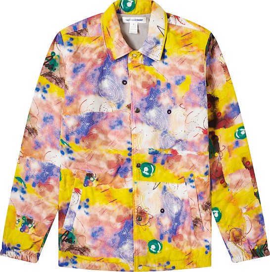 Comme des Garcons SHIRT x Futura Abstract Coaches Jacket | INC STYLE