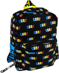 Cure By Wcc Black Allover Logo Arc Backpack
