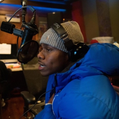 Dababy In The Studio With Migos Wearing A Polo Ralph Lauren Jacket And Hat