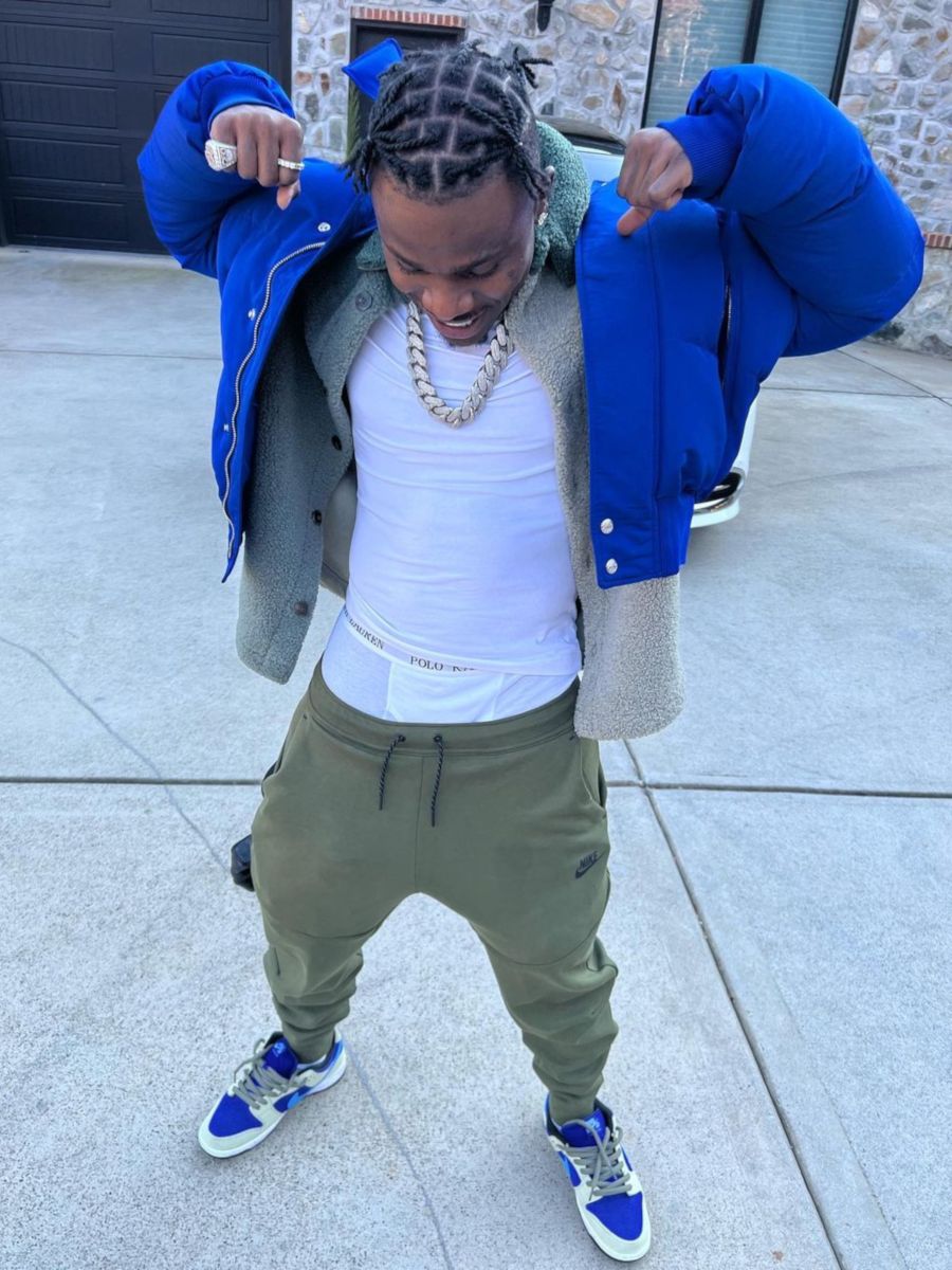 DaBaby Flexes In a McQUEEN Puffer With Matching Nike Joggers & Dunks |  Incorporated Style
