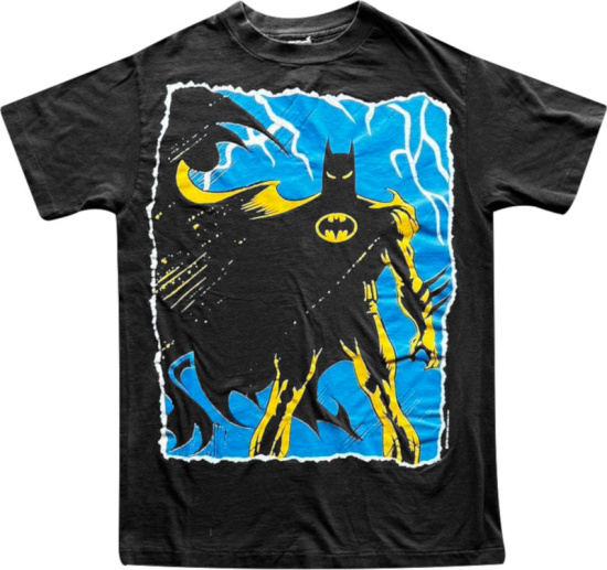 Dc Comics Vintage Black Batman T Shirt