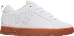 Dc Shoes White Gum Skate Sneakers