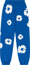 Denim Tears Royal Blue Cotton Wreath Sweatpants