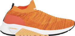 Orange 'S-KN ATHL' Sock Sneakers