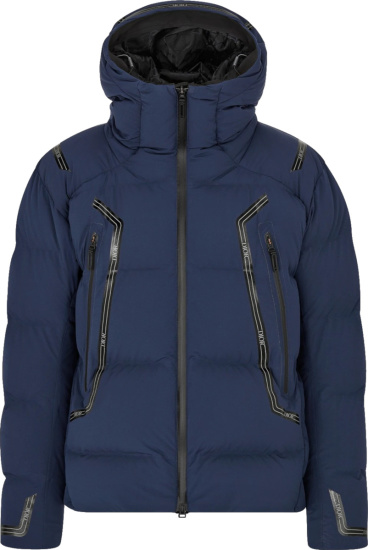 Dior x Descente Navy Blue Puffer Jacket | INC STYLE