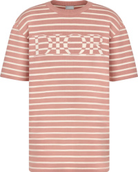 Pink & White Striped T-Shirt