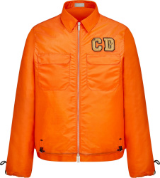 Dior x Kenny Scharf Orange Shirt Jacket