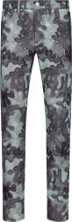 Dior x Peter Doig Deep Blue Camouflage Jeans
