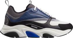 Navy Blue & Dark Grey 'B22' Sneakers