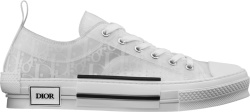 White Oblique 'B23' Low-Top Sneakers
