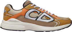 Brown & Orange 'B30' Sneakers
