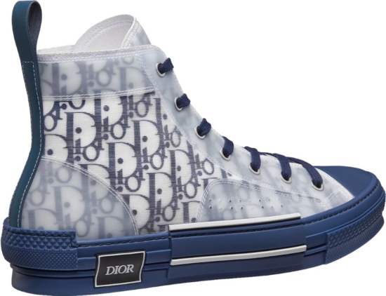 blue and white dior sneakers