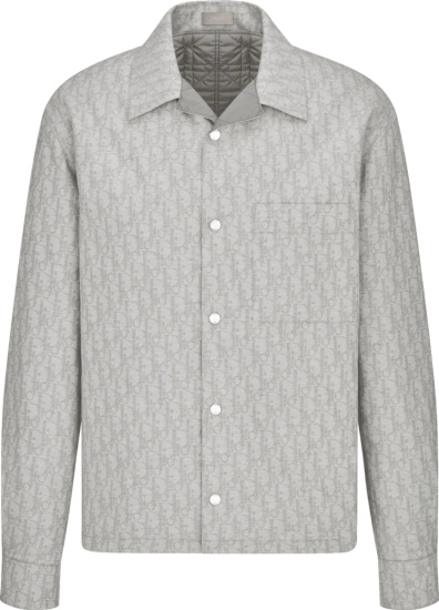 Dior Grey Oblique Overshirt